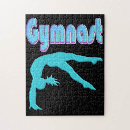 Puzzle Ressort de gymnastique Départ Turquoise (Vertical)