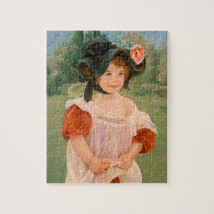 Puzzle Ressort de Mary Cassatt ": Margot se tenant dans