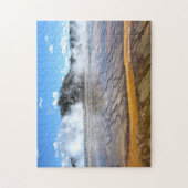 Puzzle Ressorts Chauds En Pierre Jaune. (Vertical)