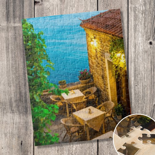Puzzle Restaurant au bord de la mer