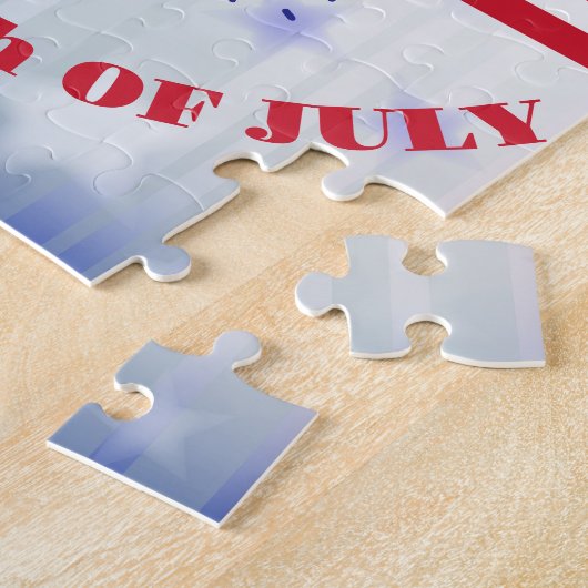 Puzzle Reste fly c'est le 4 juillet (Côté)