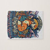 Puzzle Reste Sauvage – Esprit Libre pour Âmes Aventureuse (Horizontal)