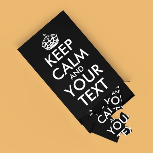 Puzzle Restez calme et continuez - Créez votre propre