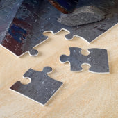 Puzzle Resting Blue Boats on Essaouira Shore (Côté)