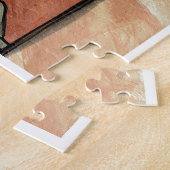 Puzzle Résumé Marron Funky Abstrait (Côté)
