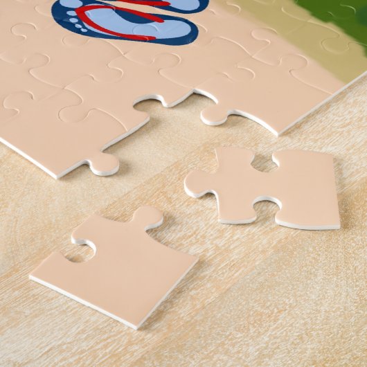 Puzzle Retraité...A la plage ! (Côté)