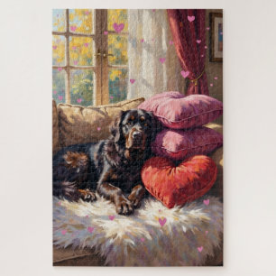 Puzzle Retraite de la Saint-Valentin pour chien Terre-Neu