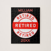 Puzzle Retraite Fun ! Cadeau de retraite personnalisé (Vertical)