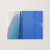 Puzzle Retraite heureuse - ciel bleu, océan bleu (Horizontal)