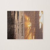Puzzle Retraite heureuse - coucher du soleil d'océan de (Horizontal)