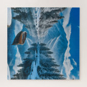 Puzzle Retraite hivernale paisible (Horizontal)
