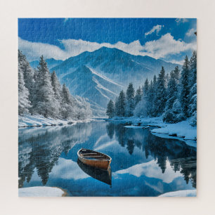 Puzzle Retraite hivernale paisible