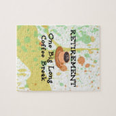 Puzzle Retraite : une grande pause café long (Horizontal)