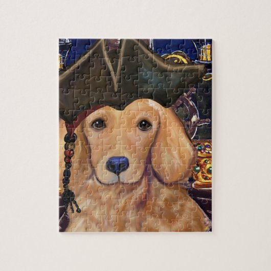 Puzzle Retriever doré (Vertical)