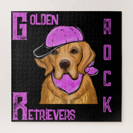 PUZZLE RETRIEVER DORÉ  (Vertical)