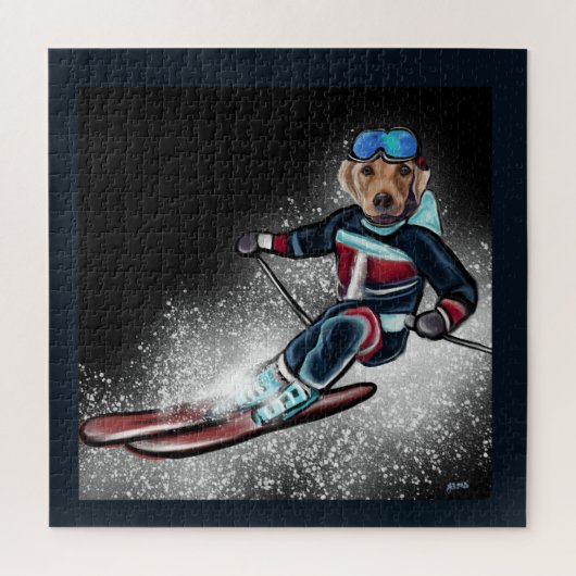 PUZZLE RÉTRIEVER DU LABRADOR  (Vertical)