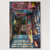 Puzzle Retro 1950 Style Cafe (Vertical)