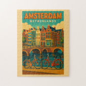 Puzzle Rétro Amsterdam Pays-Bas (Vertical)