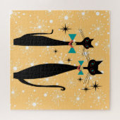 Puzzle Rétro Atomic Era Mid Century Modern Cool Cats (Horizontal)
