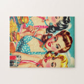 Puzzle Retro Beauty Pin Up (Horizontal)