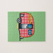 PUZZLE RETRO CAMPING TRAILER CHRISTMAS PUZLE (Horizontal)