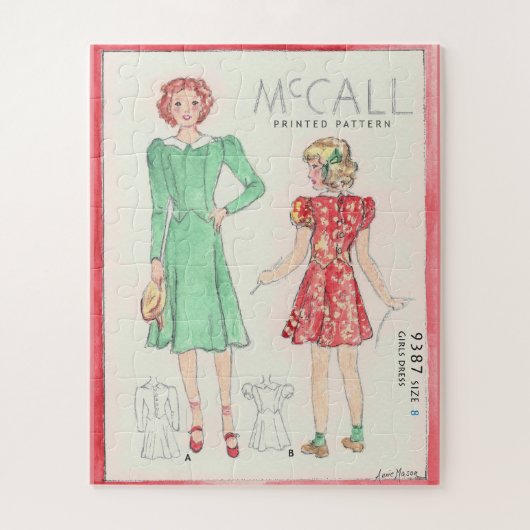 Puzzle Retro Chic (Vertical)