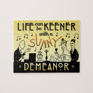 Puzzle Rétro comportement 20s ensoleillé inspiré d'art