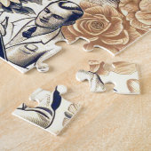 Puzzle Retro Dogo Argentino sans couture (Côté)