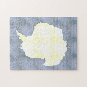 Puzzle Rétro drapeau vintage de l'Antarctique