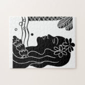 Puzzle Retro Hawaiian Hula Girl (Horizontal)