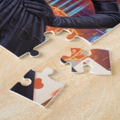 Puzzle Rétro Las Vegas Pin-up (Côté)