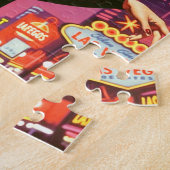 Puzzle Rétro Las Vegas Pin-up (Côté)