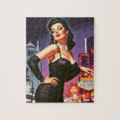 Puzzle Rétro Las Vegas Pin-up (Vertical)