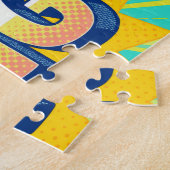 Puzzle Retro lettering dream big text (Côté)
