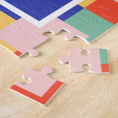 Puzzle Rétro Meilleur Grad Ever Bleu Graduation (Côté)