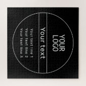 Puzzle Retro-Modern ajouter votre propre texte (Horizontal)
