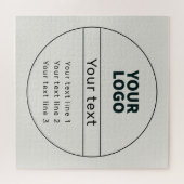 Puzzle Rétro-Moderne ajoutez votre propre texte (Horizontal)