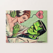 Puzzle Retro Monster Love Comics (Horizontal)