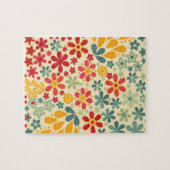 Puzzle Retro. Motifs floraux (Horizontal)