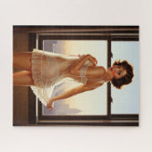 Puzzle Retro Old School Pin-up Girl (Horizontal)