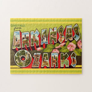 Puzzle Rétro Ozarks Arkansas 11x14