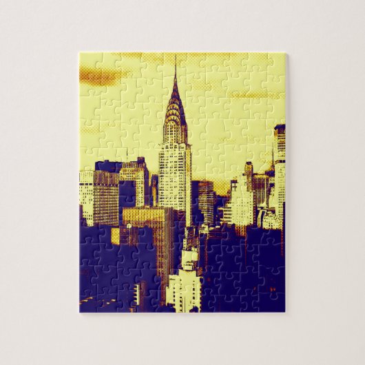 Puzzle Retro Pop Art Comic New York City (Vertical)