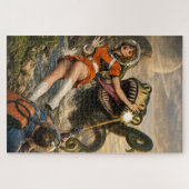 Puzzle Retro Sci-Fi Fantasy Space Monster Art (Horizontal)