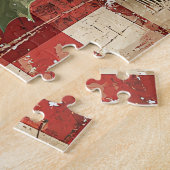 Puzzle Retro Snowman (Côté)