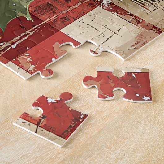 Puzzle Retro Snowman (Côté)