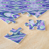 Puzzle Retro Super Boho Trippy Hippie Jewel Tone Mandala (Côté)