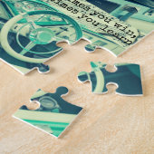 Puzzle Retro Turquoise Mood Board Citations Inspiration P (Côté)