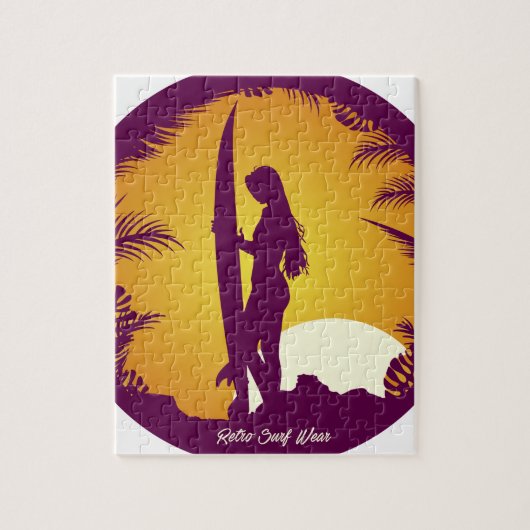 Puzzle Rétro usage de surf (Vertical)