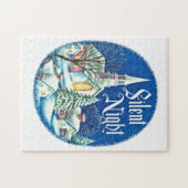 Puzzle rétro vintage de Noël (Horizontal)