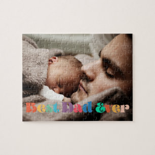 Puzzle Retro vintage Meilleure papa jamais Fête des pères